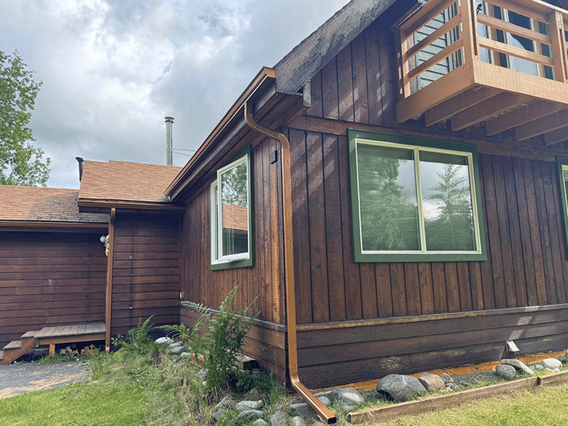 Gutter installation project 7