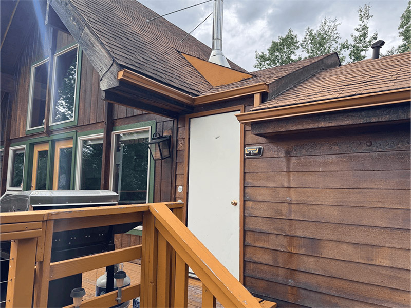 Gutter installation project 8 detail